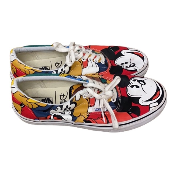 Vans Disney Collab Mickey and Friends Era Donald Goofy Pluto Womens 10 Mens 8.5 - Picture 5 of 16